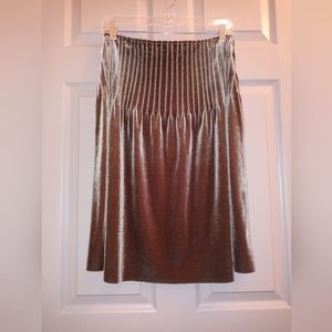 Sage Green Velvet Skirt. Sz 6